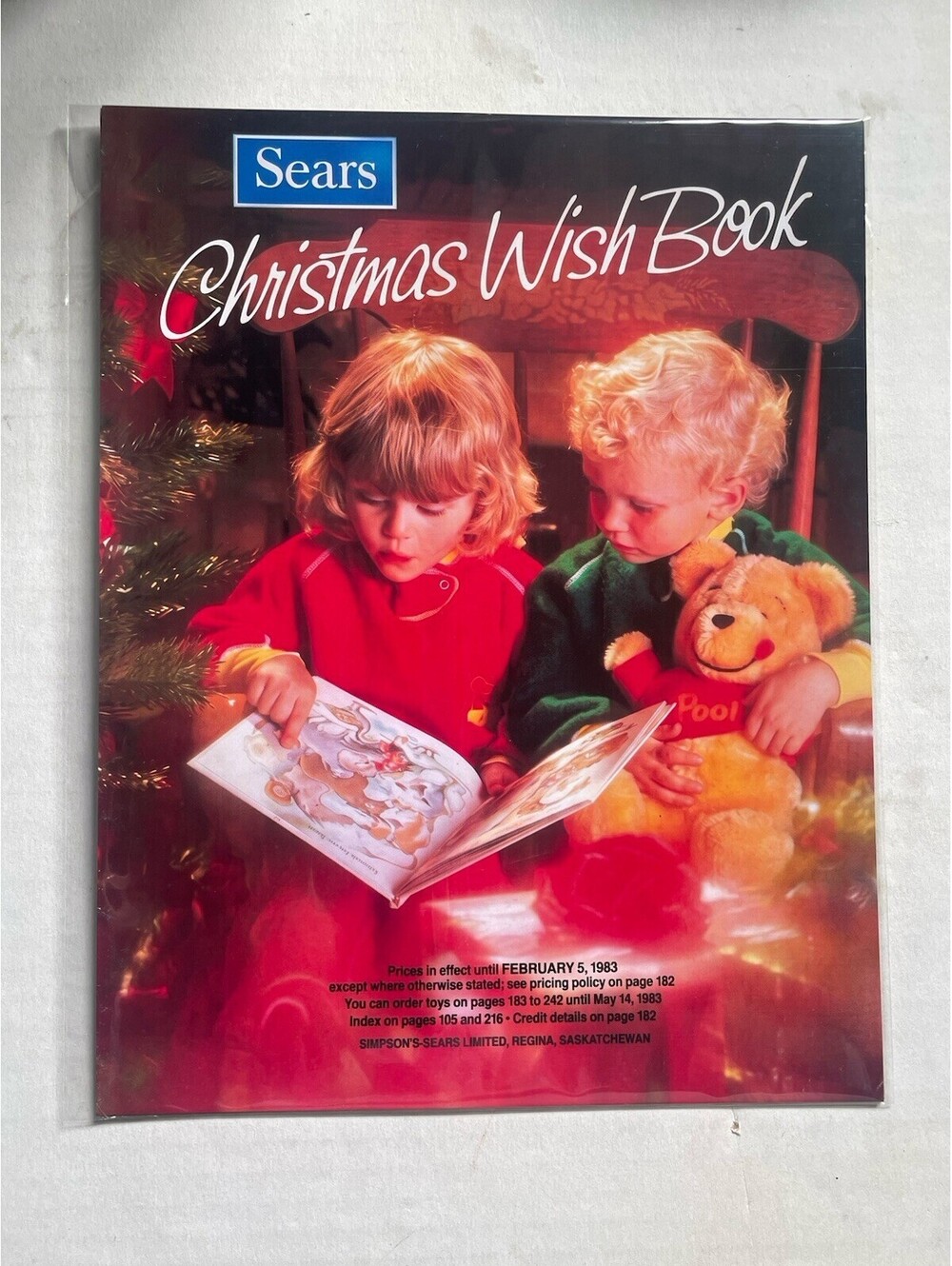 Sears Wish Book 1983 Cover PRINT Christmas XMAS 8.5" x 11" REPRINT